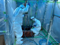 石綿含有煙突断熱材の除去工事｜鹿児島市